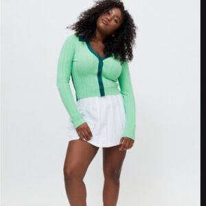 UO Izzy Collared Cardigan Urban Outfitters